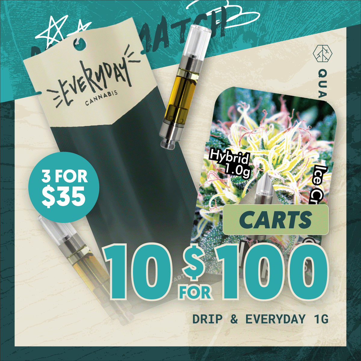 Cartridges 10 for $100